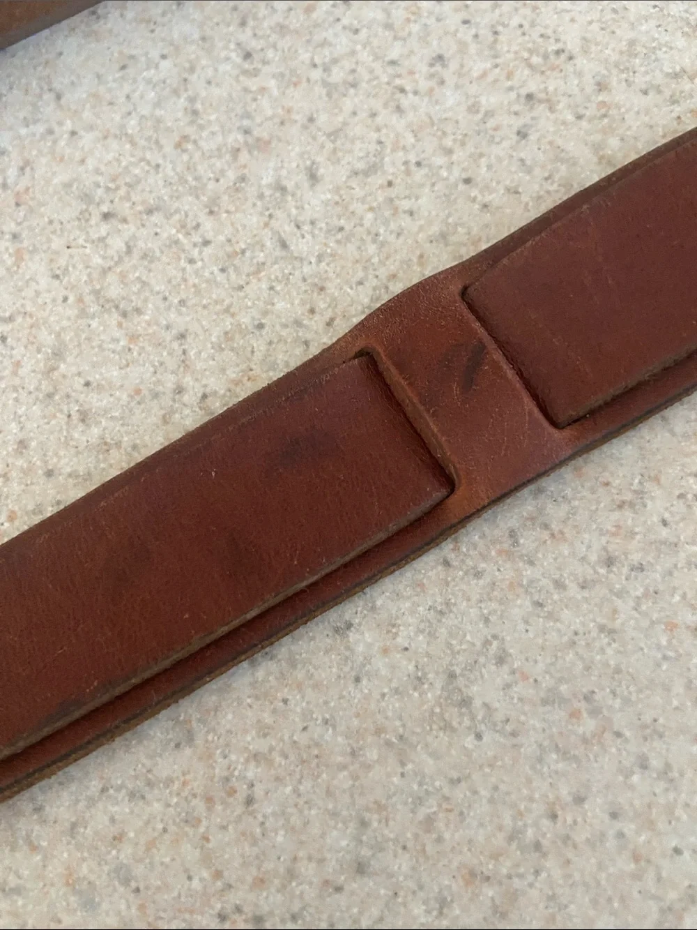 Lucky Brand Brown Leather Y2K Boho Statement Buckle Belt